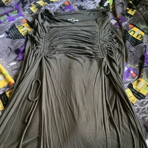 Size M draw string slit skirt